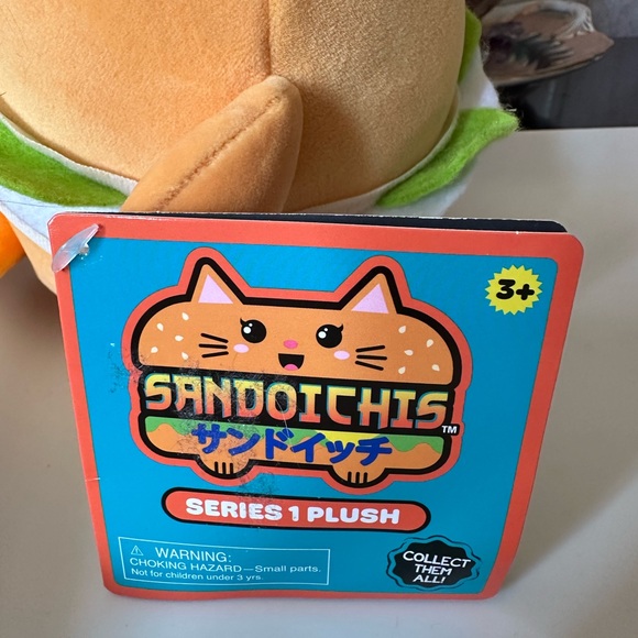 Charlie the Chicken sando Sandoichis series 1 plush apx 7 inches tall NWT - Picture 8 of 9